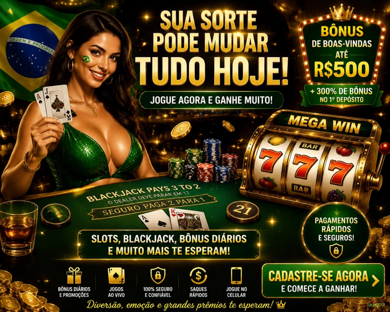 Slots online da due777 com jackpots progressivos